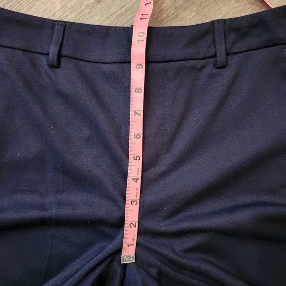 NWT Nic+Zoe Wonderstretch‎ Straight Leg Pant Dark Indigo Navy Size 6 Career $128 - Picture 8 of 15